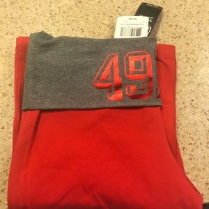 Brand new, official NFL 49ers yoga pants